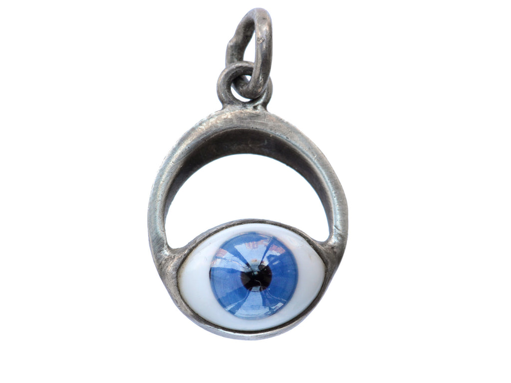c1980 Silver Eye Pendant (on white background)