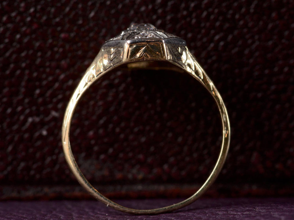 1920s Filigree Diamond Ring