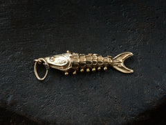 1970s Articulated Fish Charm