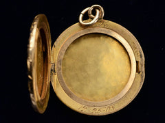 thumbnail of 1905 Floral Locket (inside)