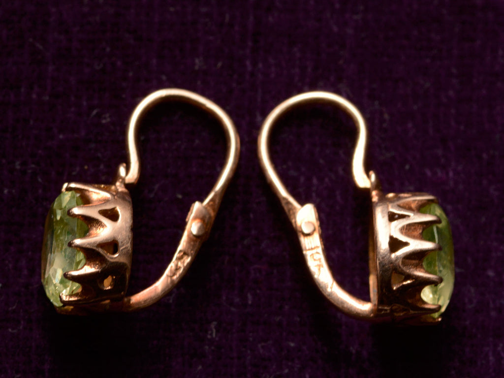 Early 1900s Fluorite Earrings