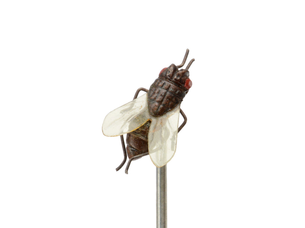 c1890 Victorian Fly Stickpin (on white background)