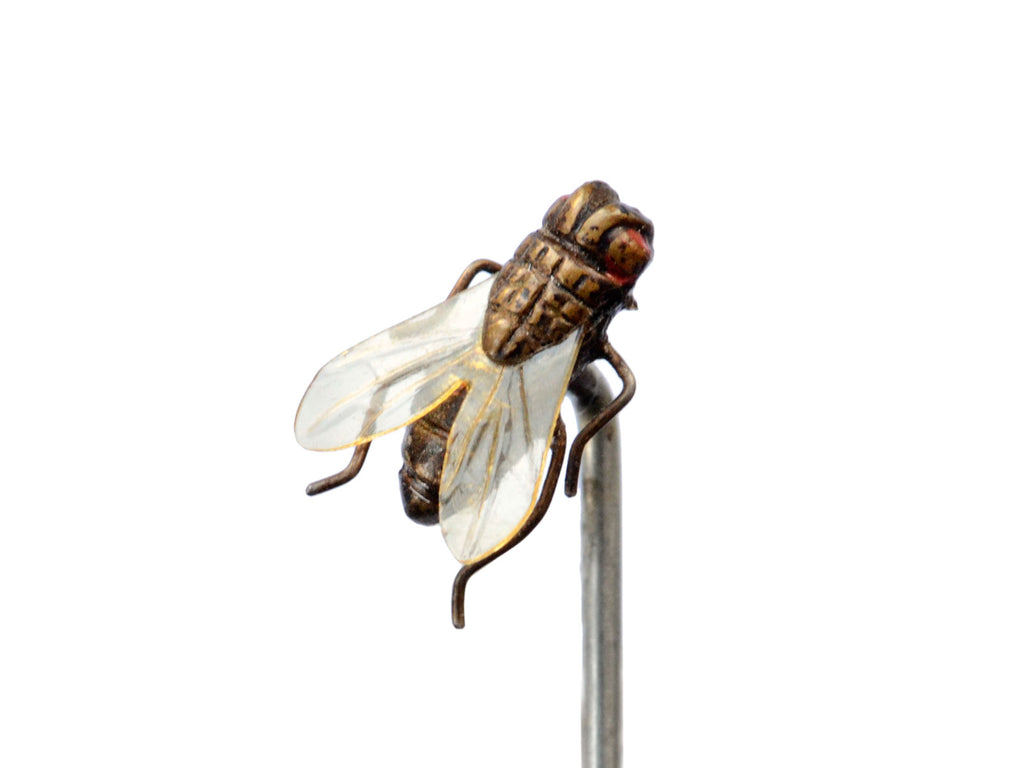 Early 1900s Fly Stick Pin (on white background)
