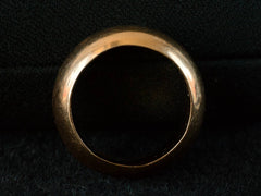 c1890 Heavy Wide Gold Band