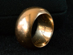c1890 Heavy Wide Gold Band