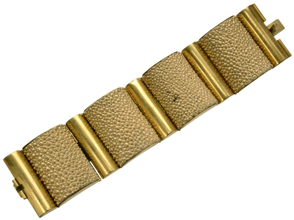 1940s French Deco Bracelet (on white background)