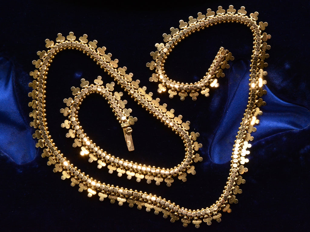c1890 Gold Collar Necklace