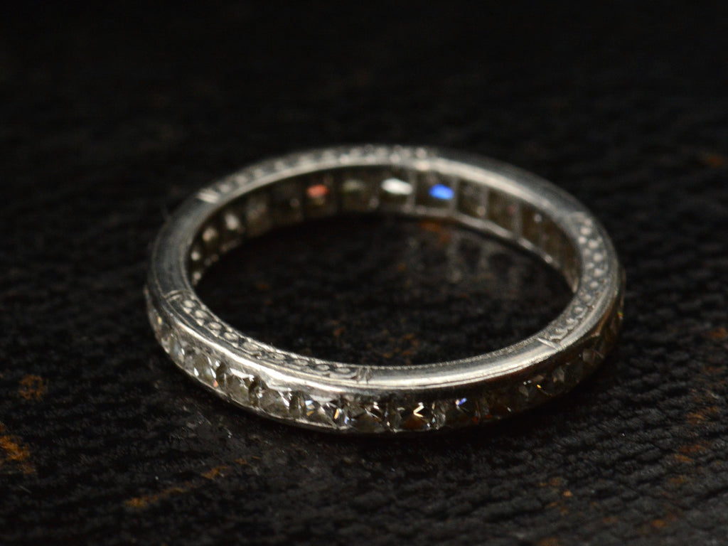 1920s French Cut Eternity Band