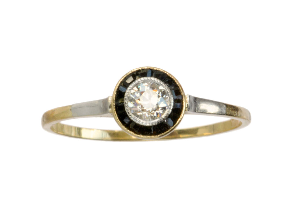 1910s French Diamond Ring (on white background)