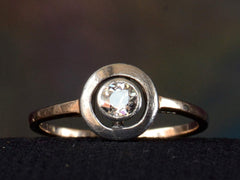 1900s French 0.15ct Ring (on black background)