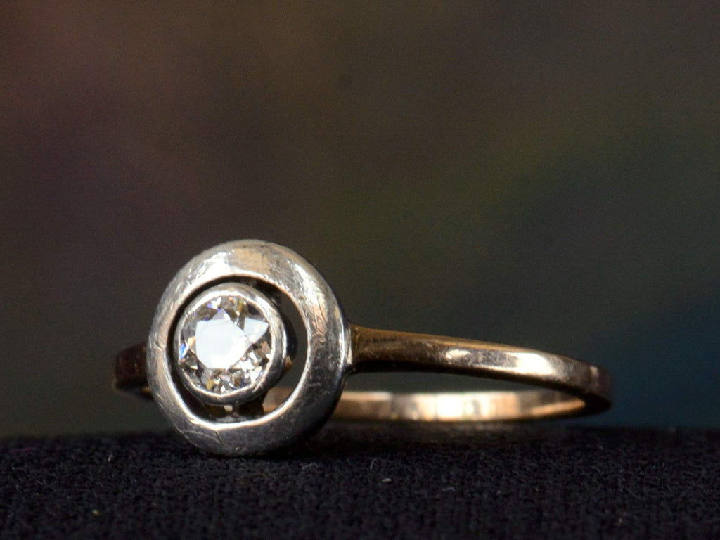 1900s French 0.15ct Ring (side view)