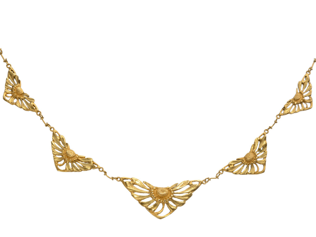 c1910 French Nouveau Necklace (on white background)