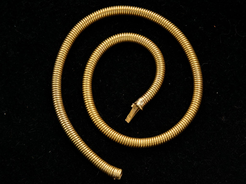 c1890 French Gaspipe Necklace