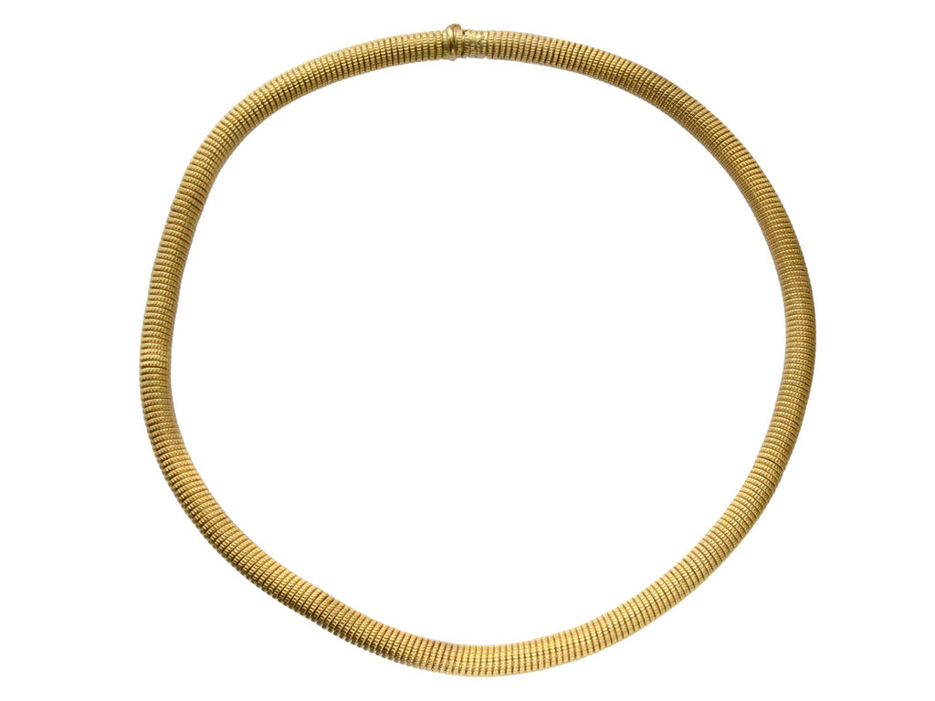c1890 French Gaspipe Collar (on white background)