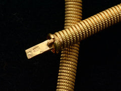 c1890 French Gaspipe Collar (detail)