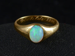 c1900 French Opal Ring