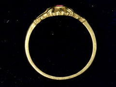 c1890 French Ruby Ring