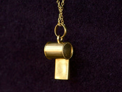 1920s French 18K Whistle