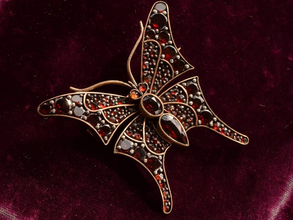 Antique Victorian Cut Steel Butterfly Brooch Pin – Boylerpf