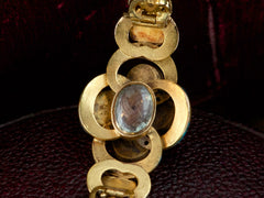 1840s Early Victorian Garnet Bracelet