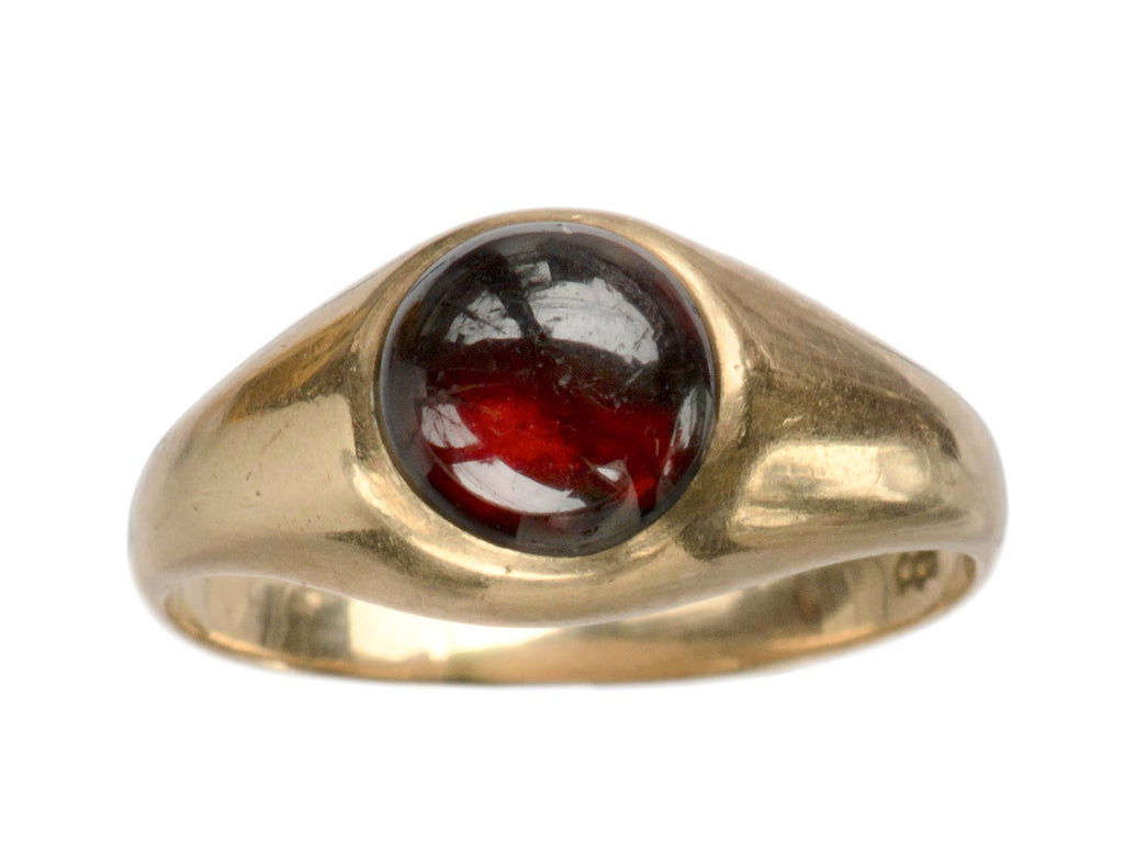 1930s Garnet Ring (on white background)