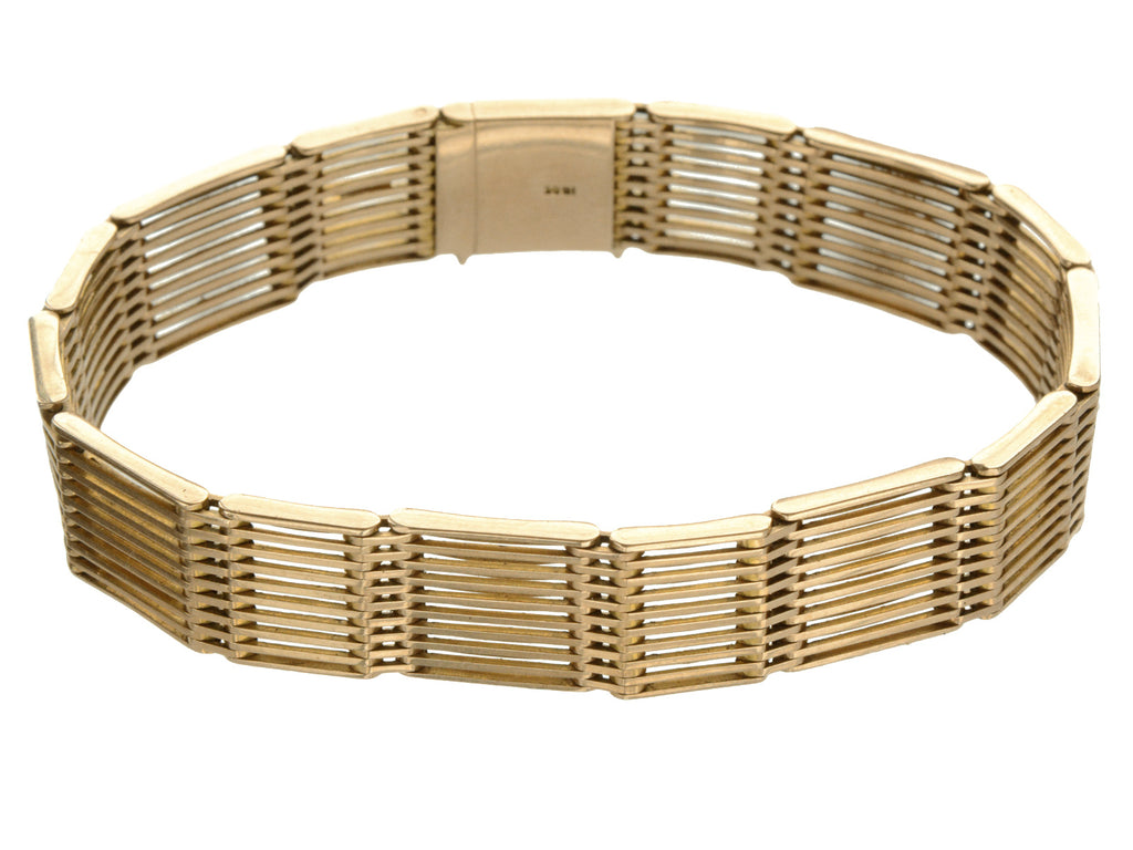 c1900 English Gate Bracelet (on white background)