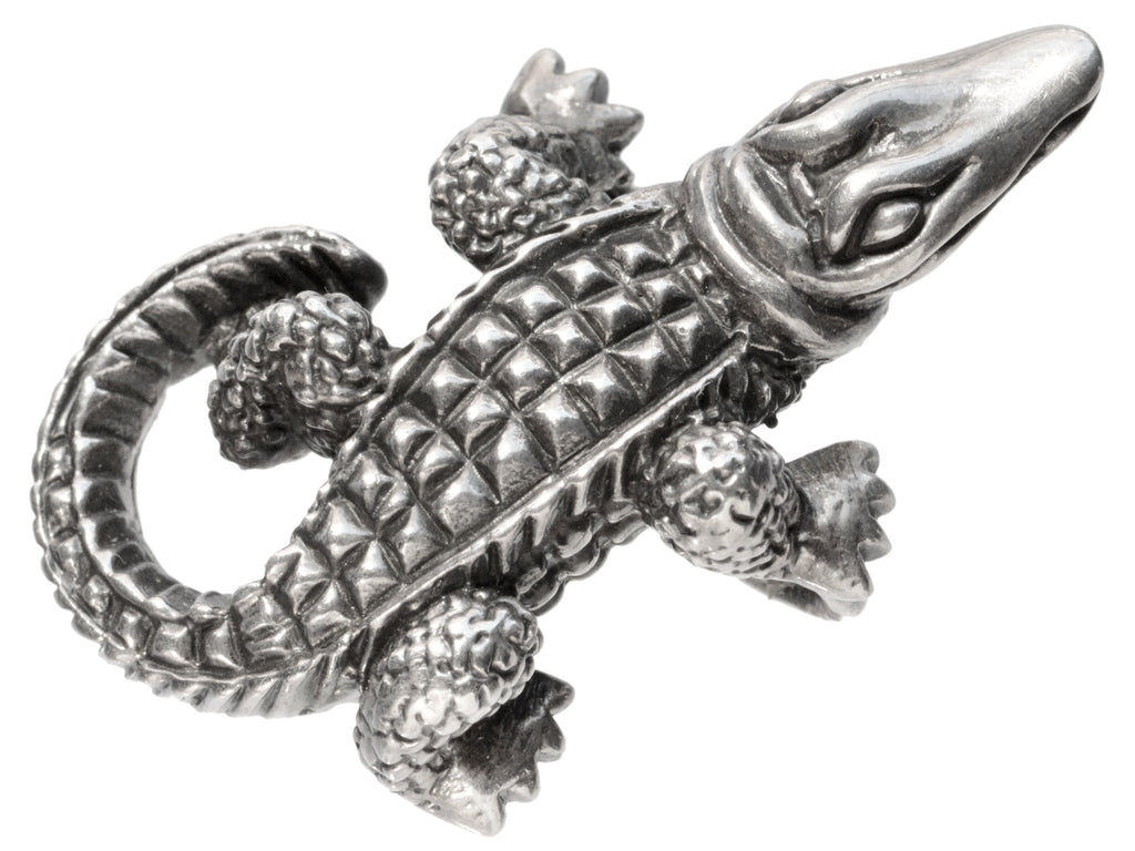 c1980 Alligator Brooch / Pendant