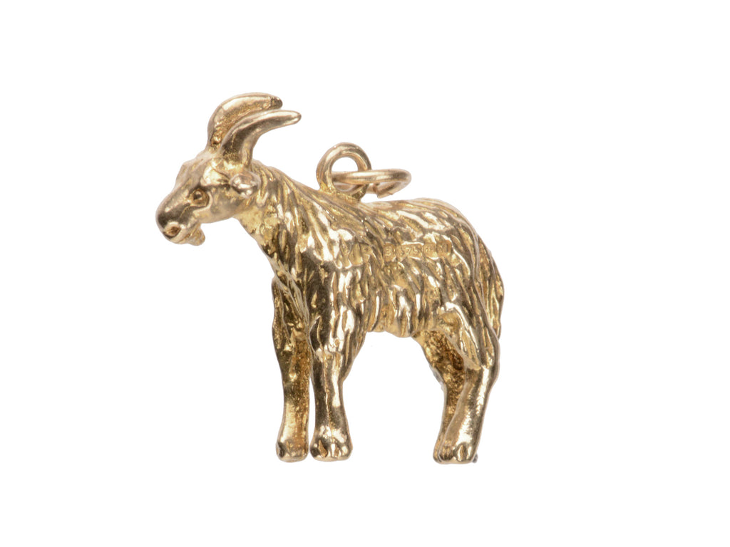 1968 Gold Goat Charm (o white background)