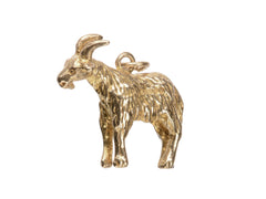 thumbnail of 1968 Gold Goat Charm (o white background)