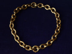 c1890 Victorian Chain Link Necklace
