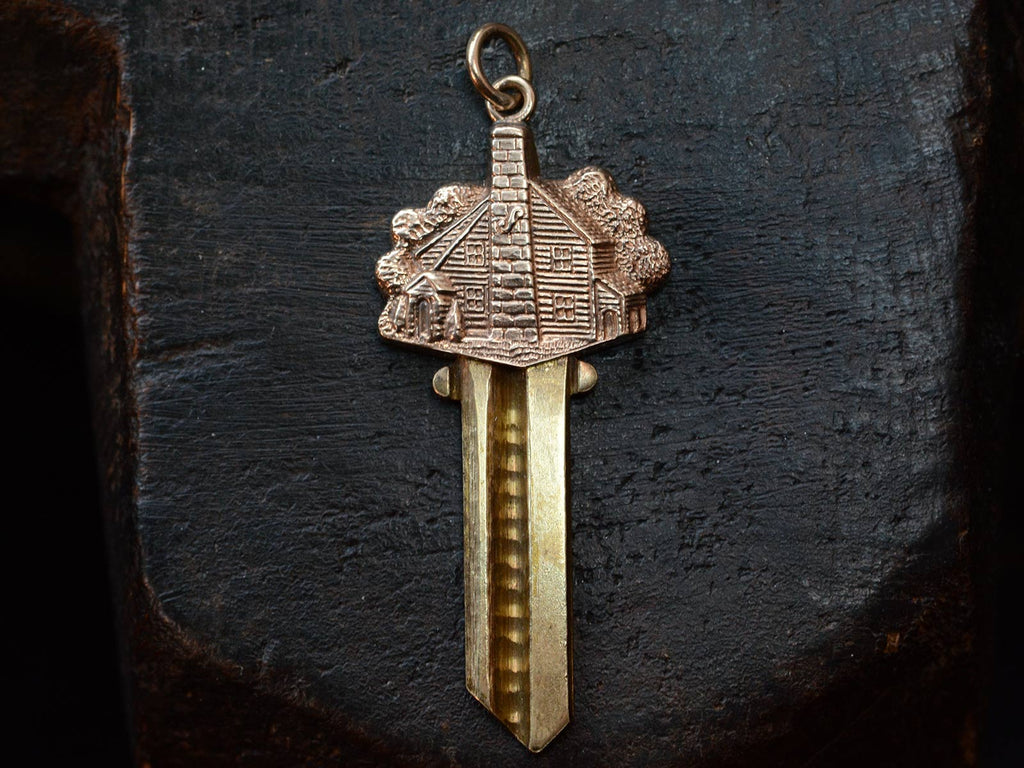 1950s Gold House Key