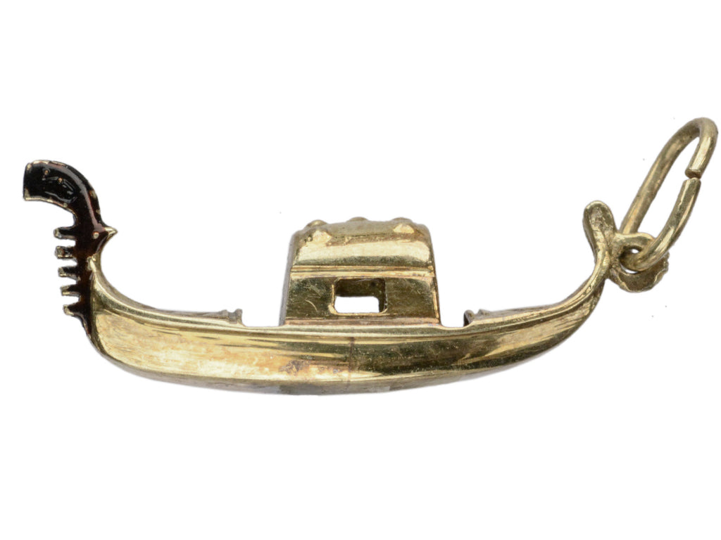 c1960 Venetian Gondola Charm (on white background)