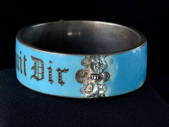 thumbnail of 1890s German Enamel Bracelet #1 (on black background)