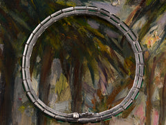 1940s Synthetic Emerald Bracelet