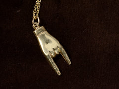 c1950 Sign of the Horns Pendant