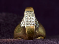 1960s Diamond Axe Ring