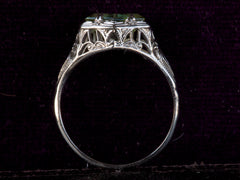 1920s Tourmaline Filigree Ring