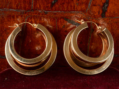 Vintage 14K Hoop Earrings