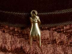c1960 Sign of the Horns Charm