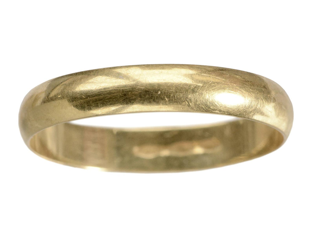 c1980 Italian 18K Gold Band (on white background)