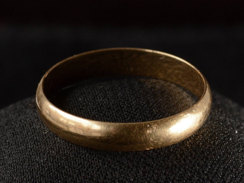 c1980 Italian 18K Gold Band (detail)