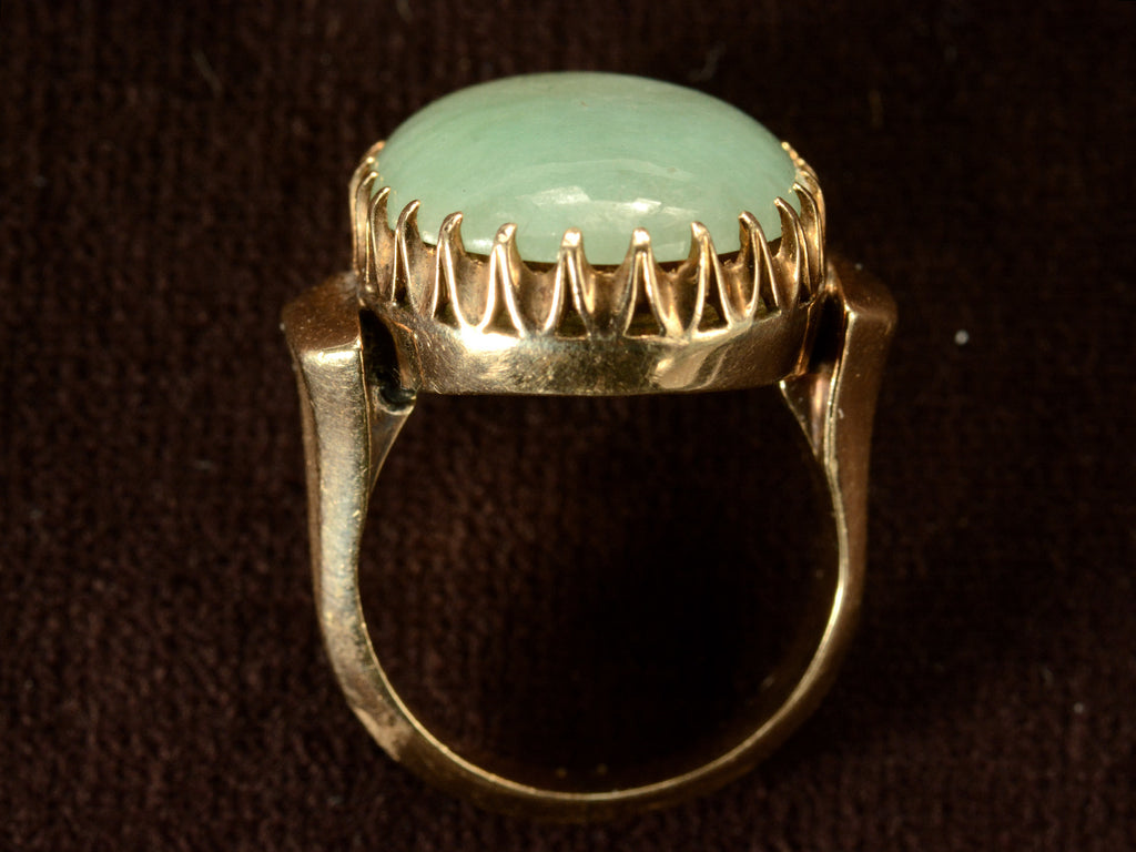 c1970 Large Jade Ring