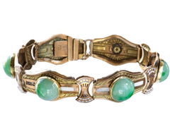 thumbnail of 1920s Deco Jade Bracelet (on white background)