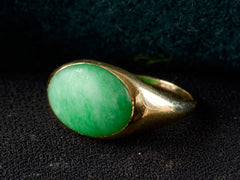 1920s Jade Signet Ring