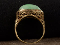 thumbnail of 1920s Deco Jade Ring (profile view)