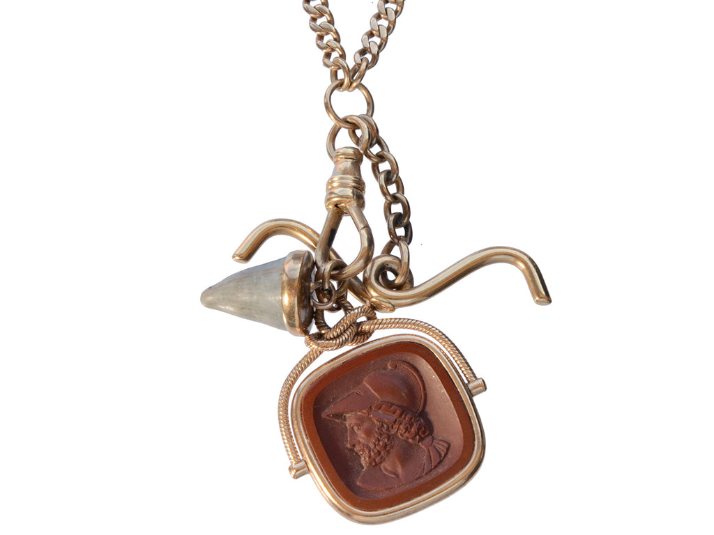 c1900 Double Albert Chain (on white background)