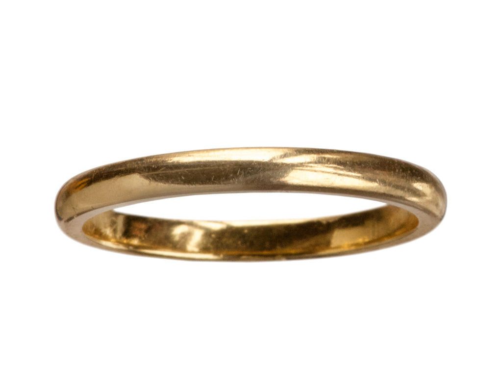 1900-20s J.R. Wood 18K Band (on white background)