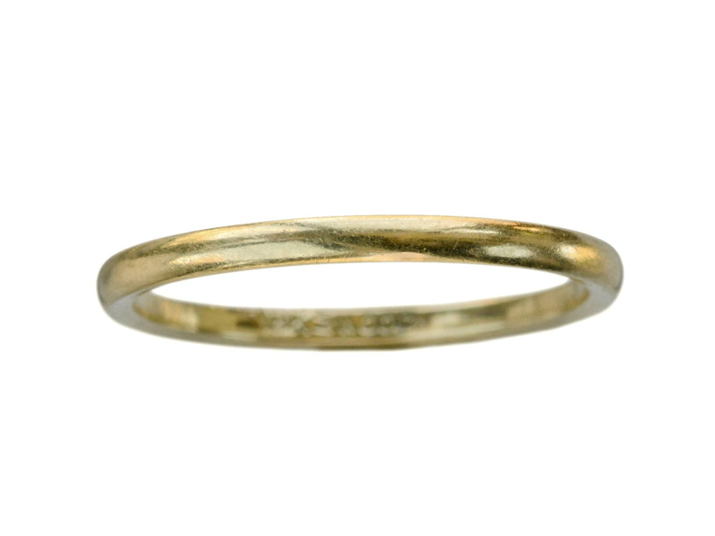 1940s J.R. Wood 18K Band (on white background)