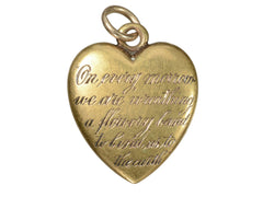 thumbnail of c1890 Keats Poem Heart (on white background)