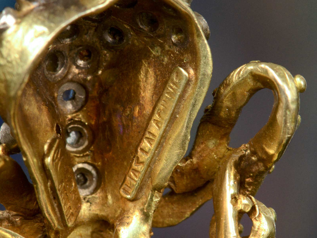 1960s Lalaounis Octopus Ring (detail)